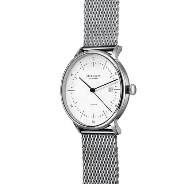 Naos Automatik weiss silber milanese 45 700x ecf2ec52 d913 4d3f a9f8 d15a04054105