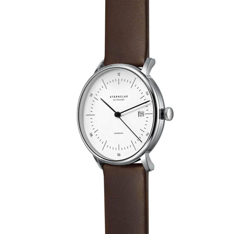 Sternglas Naos Automatik 38mm weiß - Schütz & Kruse in Wismar